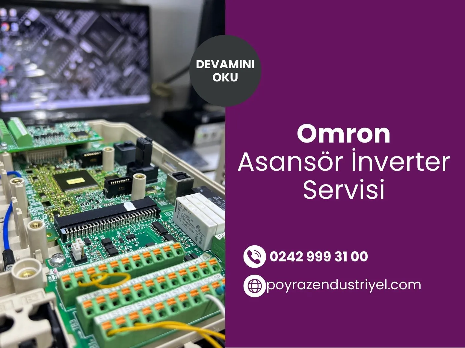 Omron Asansör İnverter Servisi
